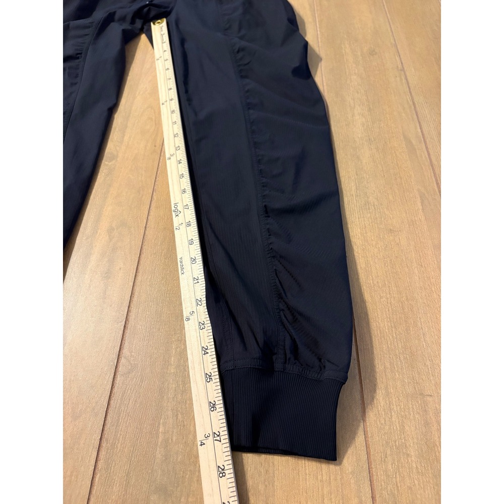 Lululemon Beyond the Studio Jogger Women 4 Black Ruched Swift Pants Athleisure - Picture 8 of 9
